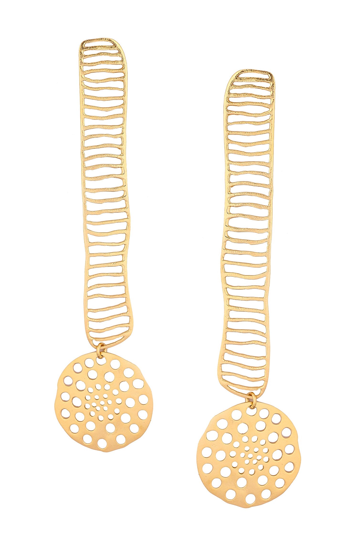 Geometric Cutwork Danglers 