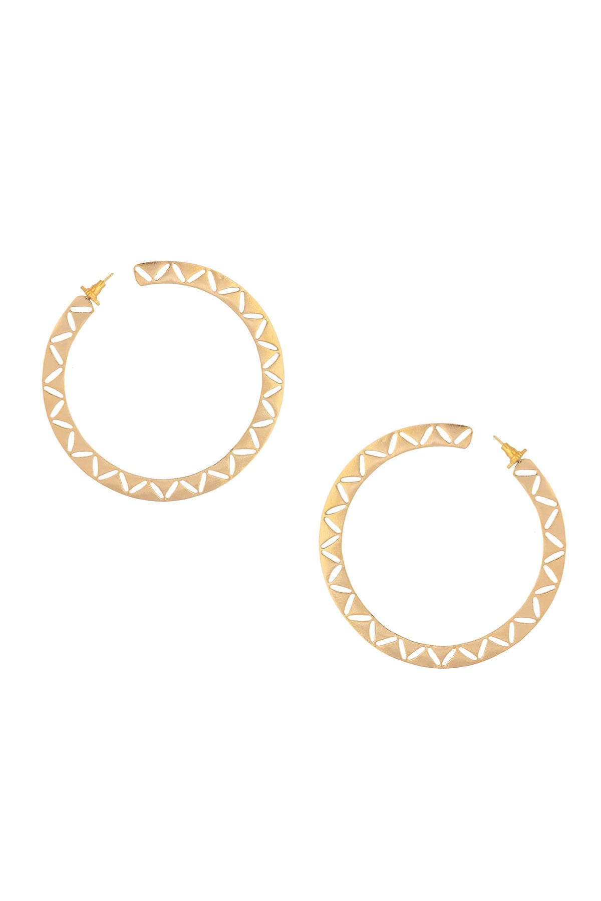 Handcrafted Cutwork Hoops 