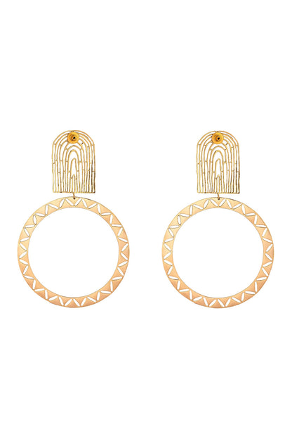 Cutwork Hoop Danglers 