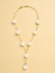 Cloud Pearl Lariat Necklace