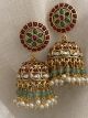 Temple Jhumki Earrings