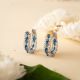 JHALAK SAPPHIRE DIAMOND STUDS